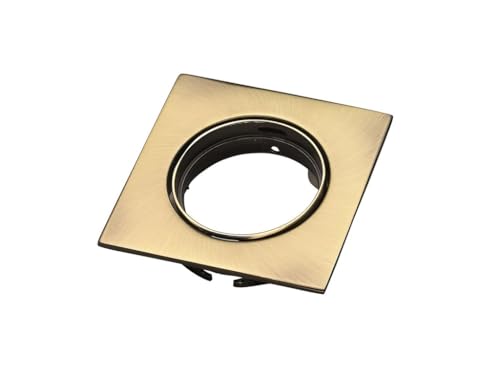 Monkey Ladder Integrierter quadratischer Einbaurahmen aus Bronze, ideal für moderne Beleuchtung, bringt einen eleganten und zeitgenössischen Touch in Ihre Räume, kombiniert Funktionalität und Stil. von Monkey Ladder