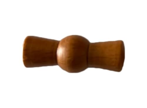 Set mit 5 Holzschleifen, perfekt für Dekorationen und Bastelarbeiten, verleiht Ihren kreativen Projekten eine natürliche und elegante Note. Ideal zum Verschenken oder Verschönern besonderer von Monkey Ladder