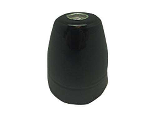 Vintage E27 Keramik Lampenfassung in Schwarz Ideal um Ihren Räumen einen Retro-Look zu verleihen - Perfekt für Pendelleuchten oder Tischlampen. von Monkey Ladder