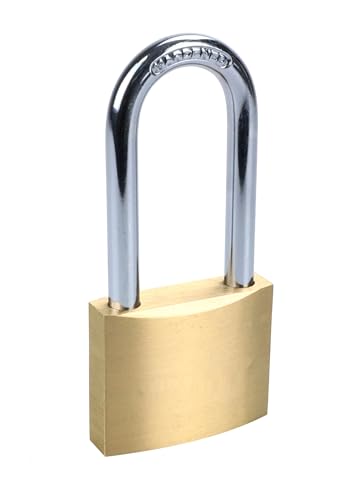 Vorhängeschloss – Messing, 40 mm lang, robust und langlebig, ideal für die Sicherung von Gegenständen und Räumen, einfach zu bedienen und tragbar von Monkey Ladder