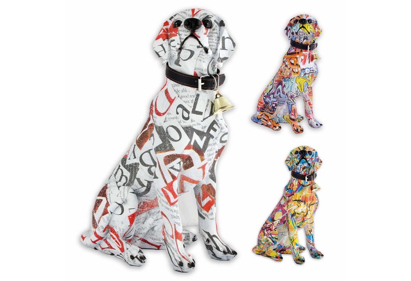 Monkimau Tierfigur Labrador Retriever Figur - Deko Figuren Tiere Dekoration Wohnzimmer (Packung) von Monkimau