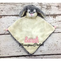 Personalisierte Bunny Rabbit Wee Kuscheldecke Cuddle Buddie von MonogramPerfect