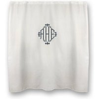 Monogrammiertes Köper Duschvorhang von MonogramsEtcNC