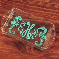 Monogrammiertes Lucite Trinket Tablett von MonogramsEtcNC