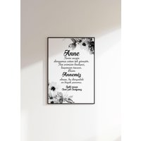 Annemiz | Anneye Hediye Anneler Günü Hediyesi Anne Dogumgünü Bayram Aile Familie Geschenk Mama von Monokki