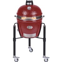 Keramikgrill Junior PRO-Serie 2.0 Rot ø 33 cm Grillrost inklusive Gestell - Monolith von Monolith