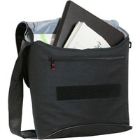 Monolith Laptoptasche 15,6 - Schwarz / Grau - Nylon Body - 365 mm Höhe x 400 mm Breite x 115 mm Tiefe von Monolith