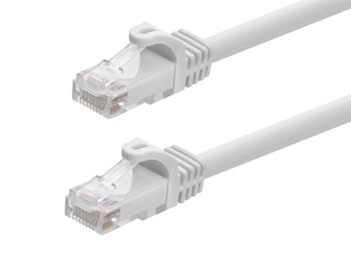 Monoprice - 109836 Flexboot Cat6 Ethernet Patchkabel - Netzwerk-Internetkabel - RJ45, verseilt, 550 Mhz, UTP, reines blankes Kupferdraht, 24AWG, 0,6 m, Weiß Monoprice - 109836 Flexboot Cat6 Ethernet Patchkabel - Netzwerk-Internetkabel - RJ45, verseilt, 550 Mhz, UTP, reines blankes Kupferdraht, 24AWG, 0,6 m, Weiß von Monoprice