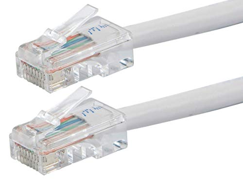 Monoprice Cat6 Ethernet Patch Cable - 25 Feet - White | Network Internet Cord - RJ45, Stranded, 550Mhz, UTP, Pure Bare Copper Wire, 24AWG - Zeroboot Series Monoprice Cat6 Ethernet Patch Cable - 25 Feet - White | Network Internet Cord - RJ45, Stranded, 550Mhz, UTP, Pure Bare Copper Wire, 24AWG - Zeroboot Series von Monoprice
