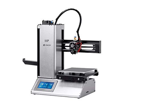 Monoprice Select Mini Pro 3D Drucker – Aluminium mit (120 x 120 x 120 mm) Auto Level Beheiztes Bett, abnehmbare Bauplatte, Touchscreen-Display, MicroSD-Karte und WLAN von Monoprice