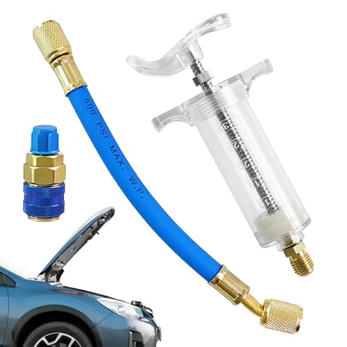 Monozoz AC-Öleinspritzdüsen – Fahrzeugölfüller für Kühlung | Druckbeständiger Kühlflüssigkeitseinspritzer für Wohnmobil, Automobil, LKW, Werkstatt, Industrie, Garage Monozoz AC-Öleinspritzdüsen – Fahrzeugölfüller für Kühlung | Druckbeständiger Kühlflüssigkeitseinspritzer für Wohnmobil, Automobil, LKW, Werkstatt, Industrie, Garage von Monozoz