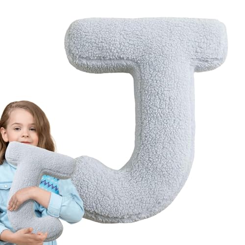 Monozoz Alphabet-Buchstabenkissen, englisches Alphabet-Kissen, Anfangsbuchstabe A bis Z, weiches Umarmungskissen, englisches Buchstaben-Plüschkissen für Kinder, Freunde, Familie von Monozoz