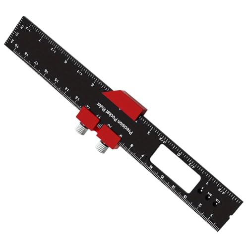 Monozoz Anreißwerkzeuge für Holzbearbeitung, Anreißwerkzeug, Holzbearbeitungswerkzeuge, Tischlerwerkzeuge, Messwerkzeug, Aluminiumlegierung, Präzisionslineal zum Markieren und Messen Monozoz Anreißwerkzeuge für Holzbearbeitung, Anreißwerkzeug, Holzbearbeitungswerkzeuge, Tischlerwerkzeuge, Messwerkzeug, Aluminiumlegierung, Präzisionslineal zum Markieren und Messen von Monozoz