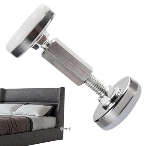 Monozoz Anti-Shake Nachttischfixierer, Bettwand-Stopper, Rahmenwerkzeug, Anti-Shake-Fixierer mit verstellbarem Gewindebettrahmen für Utensilienregale, Tische, Regale von Monozoz