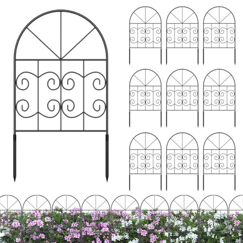 Monozoz Beeteinfassung, langlebige Blumeneinfassung für den Hof – rostfreie, flexible Trennwand für Privatsphäre, Außenbereich, Hof, Gemüse, Garten, Haustierbereich von Monozoz