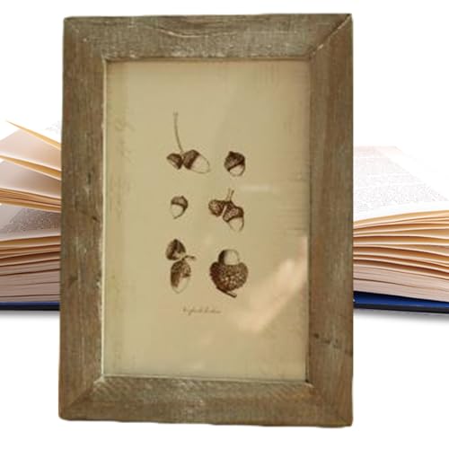 Monozoz Bilderrahmen, Antik-Bilderrahmen, Tisch- und Wandmontage, 7,6 x 12,7 cm, für Hochzeitsfotos, Galerie-Wanddekoration von Monozoz