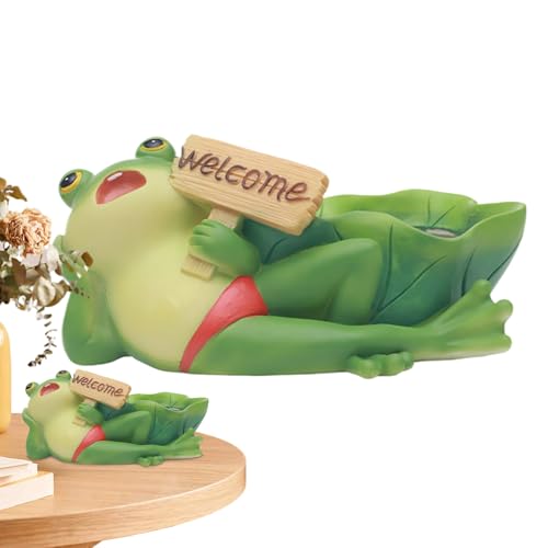 Monozoz Blumentopf Frosch - Harz Pflanzgefäß für Tiere Thema | Frosch Gartenstatue Pflanzgefäß Multifunktionale Gartendekoration für Balkon, Esstisch, Schreibtisch Monozoz Blumentopf Frosch - Harz Pflanzgefäß für Tiere Thema | Frosch Gartenstatue Pflanzgefäß Multifunktionale Gartendekoration für Balkon, Esstisch, Schreibtisch von Monozoz
