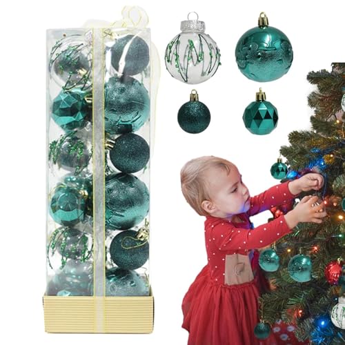 Monozoz Christbaumschmuck Kugeln | Hängende Baumkugeln Weihnachtskugel | Elegante Christbaumschmuck für Hotel, Esszimmer, Häuser von Monozoz