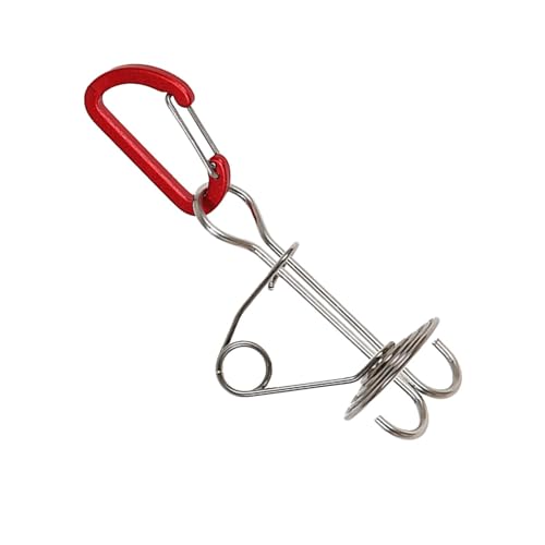 Monozoz Deckanker, Deck-Heringe, winddichte Zeltheringe – Windseilanker, Baldachin-Zeltanker, Campingzelt-Nagel für Outdoor, Camping, Holzdeckzelt von Monozoz