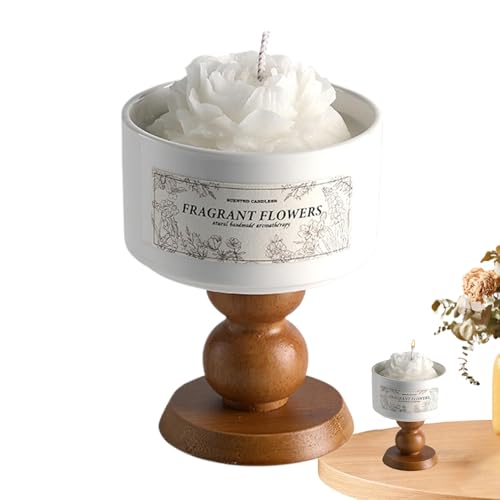 Monozoz Duftkerzen für Zuhause – Kamelienduft aus Keramik, kreative langlebige Heimdekoration, Strumpffüller für Hochzeit und Geburtstag von Monozoz