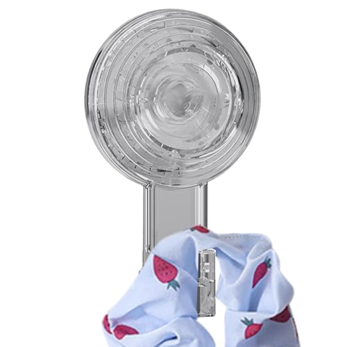 Monozoz Dusch-Saugnapf-Haken, Glas-Saugnapfhaken, leistungsstarker wasserdichter Vakuumaufhänger, max. hängbar bis zu 4,5 kg auf glatten Oberflächen Monozoz Dusch-Saugnapf-Haken, Glas-Saugnapfhaken, leistungsstarker wasserdichter Vakuumaufhänger, max. hängbar bis zu 4,5 kg auf glatten Oberflächen von Monozoz