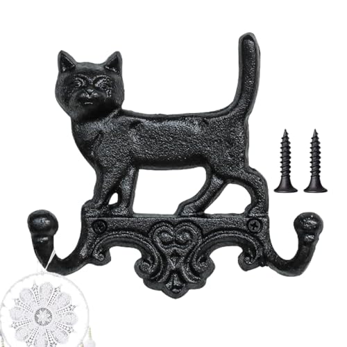 Monozoz Einzigartige Wandhaken – Klassische kreative Katzenhaken, dekorative Haken, praktische niedliche Haustierhaken für Wand, Katzenhaken, Schlüsselhalter für Küche, Schlüssel, Mäntel, Gartengeräte Monozoz Einzigartige Wandhaken – Klassische kreative Katzenhaken, dekorative Haken, praktische niedliche Haustierhaken für Wand, Katzenhaken, Schlüsselhalter für Küche, Schlüssel, Mäntel, Gartengeräte von Monozoz