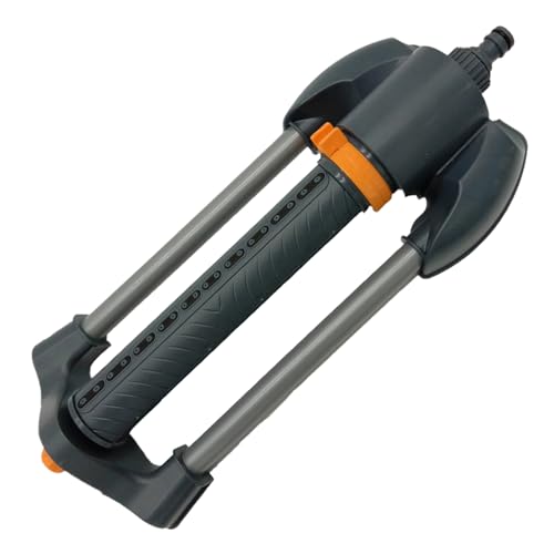Monozoz Gartensprinkler | Turbo-Oszillierende Pflanzenbewässerung – Verstellbare breite Abdeckung Sprinkler für Rasen, Bauernhof, Gewächshaus, Gemüse, Terrasse, Pool, Garten, Landschaft von Monozoz