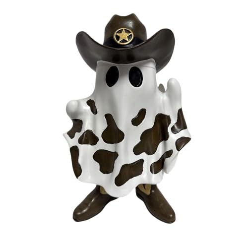 Monozoz Geisterfigur – Cowboy-Geist mit Stiefel und Hut-Skulptur – Harzstatue, Skulptur für Halloween, Kaminsims, Kamin, Tisch, Zuhause, Innen- und Außenbereich, Garten, gestuftes Tablett, 7,5 x 3,5 x Monozoz Geisterfigur – Cowboy-Geist mit Stiefel und Hut-Skulptur – Harzstatue, Skulptur für Halloween, Kaminsims, Kamin, Tisch, Zuhause, Innen- und Außenbereich, Garten, gestuftes Tablett, 7,5 x 3,5 x von Monozoz