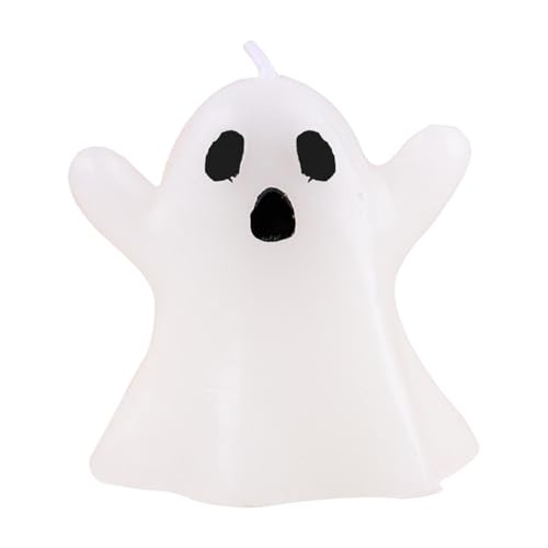 Monozoz Ghost Candles - Gruselige brennende Kerzen - Kleine süße Geisterform Kerzen Halloween Duftdeko Kerze für Zimmer Tischdekorationen Monozoz Ghost Candles - Gruselige brennende Kerzen - Kleine süße Geisterform Kerzen Halloween Duftdeko Kerze für Zimmer Tischdekorationen von Monozoz