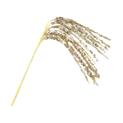 Monozoz Glitzer-Zweige für Weihnachten, Weihnachtsdekoration, 61 cm, Weihnachtsbaum-Plektren, Stiel, dekorative Stäbchen, Zweige für kleine Vase, Hochzeit, Party von Monozoz