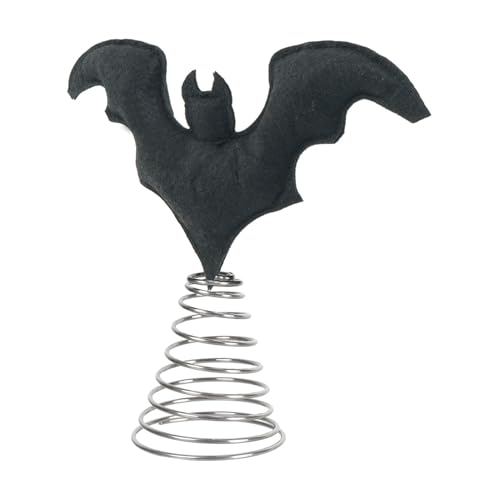 Monozoz Halloween-Baumspitzen-Dekoration, festliches Fledermaus-Ornament – Halloween-Baumspitze, Dekoration für Proch, Kamin, Kaminsims, Bauernhaus, Urlaub, Fensterdekoration Monozoz Halloween-Baumspitzen-Dekoration, festliches Fledermaus-Ornament – Halloween-Baumspitze, Dekoration für Proch, Kamin, Kaminsims, Bauernhaus, Urlaub, Fensterdekoration von Monozoz