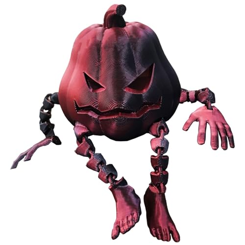 Monozoz Halloween-Kürbismann-Figuren, bedruckte Ornamente, Kürbismann, Tischdekoration, Herbstregal, Tischdekoration, Kürbis, Herbst-Mittelstücke für Halloween-Gastgeschenke, Esstisch Monozoz Halloween-Kürbismann-Figuren, bedruckte Ornamente, Kürbismann, Tischdekoration, Herbstregal, Tischdekoration, Kürbis, Herbst-Mittelstücke für Halloween-Gastgeschenke, Esstisch von Monozoz