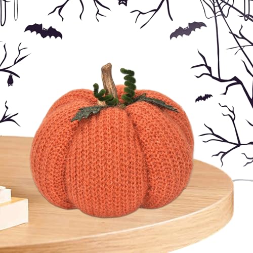 Monozoz Halloween-Kürbisse | gestrickte Kürbis-Dekoration, Thanksgiving-Tischdekoration, handgefertigtes Ornament für Schlafzimmer, Veranda, Arbeitsplatz, Versammlungen, Cafés, Zuhause, Wohnzimmer Monozoz Halloween-Kürbisse | gestrickte Kürbis-Dekoration, Thanksgiving-Tischdekoration, handgefertigtes Ornament für Schlafzimmer, Veranda, Arbeitsplatz, Versammlungen, Cafés, Zuhause, Wohnzimmer von Monozoz