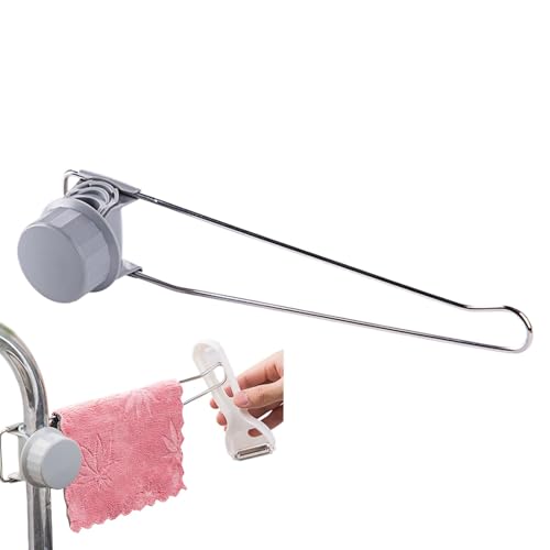 Monozoz Handtuchhalter für Waschbecken, Mehrzweck-Handtuchhalter, vielseitiger Handtuchhalter, Küchen-Geschirrtuchstange für Familien, Freunde von Monozoz