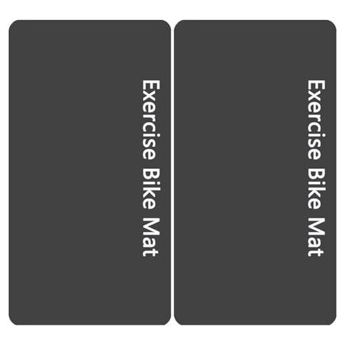 Monozoz Heimtrainermatte für Boden, Beintrainer, rutschfeste Matte, elliptisches Laufband, Gymnastikunterlage, 2 Stück, rutschfeste Heimtrainermatte, 3 mm dicke Laufbandmatte für Teppich Monozoz Heimtrainermatte für Boden, Beintrainer, rutschfeste Matte, elliptisches Laufband, Gymnastikunterlage, 2 Stück, rutschfeste Heimtrainermatte, 3 mm dicke Laufbandmatte für Teppich von Monozoz