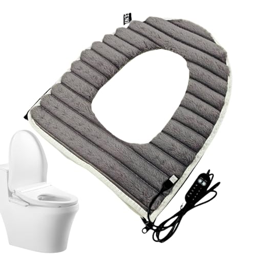 Monozoz Heizung Toilettensitzbezug | USB-betriebener WC-Sitzbezug | Winter-WC-Sitzbezug Pad Wärmer USB-betriebene Heizung Warm Toilettensitzbezug Monozoz Heizung Toilettensitzbezug | USB-betriebener WC-Sitzbezug | Winter-WC-Sitzbezug Pad Wärmer USB-betriebene Heizung Warm Toilettensitzbezug von Monozoz
