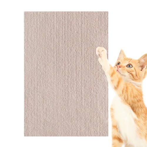 Monozoz Katzenkratzmatte - Selbstklebende Katzenkratzteppich Matte | Flaches Pad, Kratzunterlage Ersatz für Kratzbäume, Baumregale Monozoz Katzenkratzmatte - Selbstklebende Katzenkratzteppich Matte | Flaches Pad, Kratzunterlage Ersatz für Kratzbäume, Baumregale von Monozoz