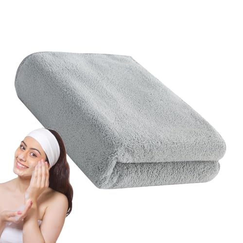 Monozoz Korallen-Samt-Waschlappen – weiche, verdickte Waschlappen – Badezimmer-Waschlappen Handtuch für Strand, Reisen, Fitness, Fitnessstudio, Hotel und Spa von Monozoz