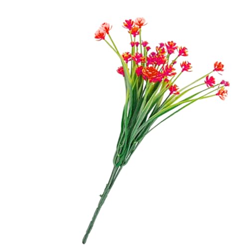 Monozoz Künstliche Blumen für den Außenbereich, Frühlingsdekoration, künstliche Sträucher, realistische, wartungsfreie Blumenbündel, künstliche Heimdekoration für drinnen und draußen von Monozoz