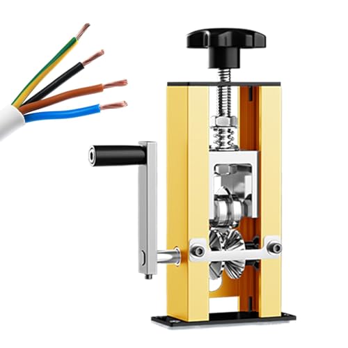 Monozoz Kupfer-Abisolierzange, manueller/elektrischer Abisolierer, 1–25 mm, Abisolierzange mit Hand- oder Bohrmaschine, für Männer und Frauen, Profis von Monozoz