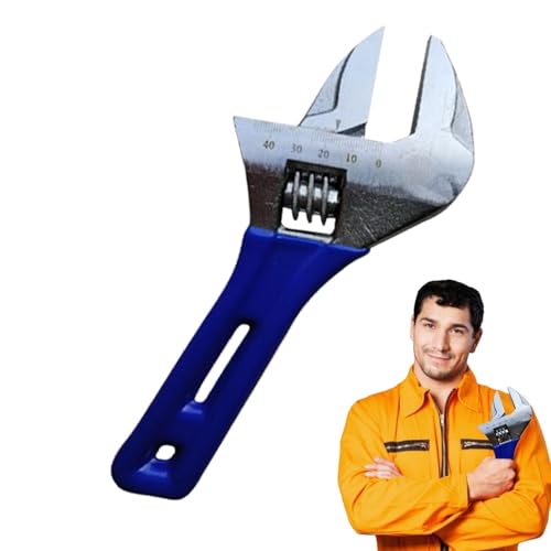 Monozoz Metall-Handschlüssel, verstellbarer Handschlüssel, ergonomischer Handschlüssel, große Öffnungsschlüssel für Baustelle, Autoreparatur, Hausreparatur von Monozoz