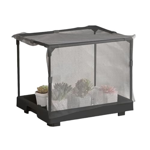 Monozoz Mini Gewächshaus Indoor - Gewächshausregale | Winterschutz Urban Farming Tool für Wohnung Terrasse Hinterhof Gartenarbeit von Monozoz