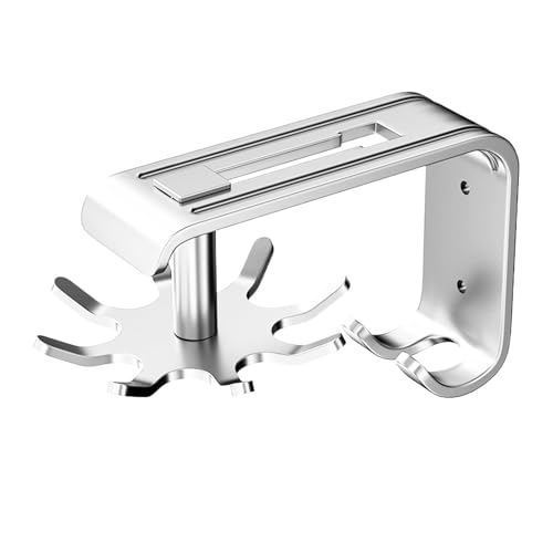 Monozoz Multifunktionaler Drehhaken | drehbarer selbstklebender Wandhaken, drehbarer Schlüsselhaken unter dem Schrank, platzsparend, kein Bohren, Wandhalterung, Aufhänger für Schrankhandtuch Monozoz Multifunktionaler Drehhaken | drehbarer selbstklebender Wandhaken, drehbarer Schlüsselhaken unter dem Schrank, platzsparend, kein Bohren, Wandhalterung, Aufhänger für Schrankhandtuch von Monozoz