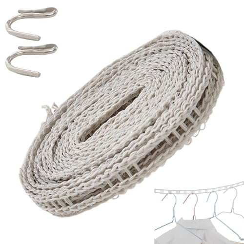 Monozoz Outdoor-Camping-Wäscheleine | Outdoor-Trockengestell mit Seil | große Tragfähigkeit, Kleider-Organizer für Zuhause, Camping, Reisen und andere Outdoor-Aktivitäten von Monozoz