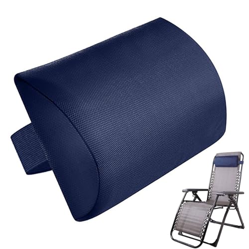 Monozoz Outdoor Chaiselie-Kopfkissen - Pool Lounge Stuhl Kissen mit Gurt - Universal Abnehmbar Weich Pool Liege Kissen für Kopfstütze Nackenstütze, Terrassenstühle, Sessel von Monozoz