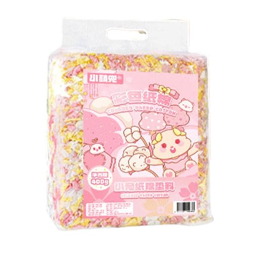 Monozoz Paper Bedding Kleintiere, weiche Igel-Bettwäsche für Hamster, Geruchskontrolle, Kaninchen, Papierstreu, Chinchilla-Bettwäsche, Hamsterkäfig-Bettwäsche für syrische Zwerge von Monozoz