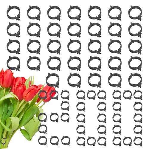Monozoz Pflanzenclips für Kletterpflanzen – kleine Rankenclips für Tomaten, Kletterpflanzen, Gartenclips, Gemüsebefestigungsclip für Obst und von Monozoz