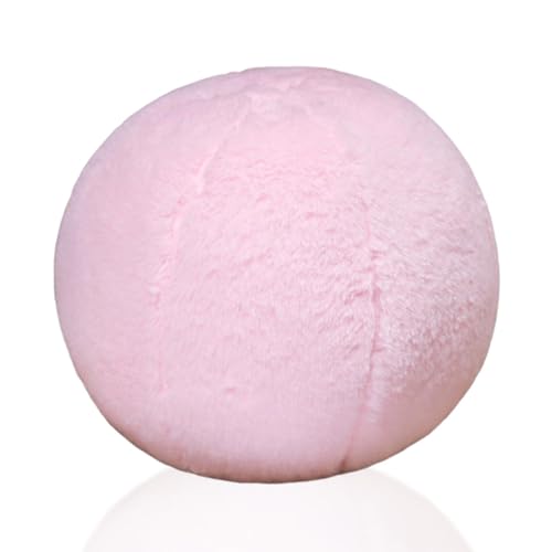 Monozoz Plüsch-Kugelkissen, runde Plüschkugel-Überwurfkissen – Ballförmiges Kissen für Heimdekoration, runde Kugel- -Kugel-Überwurfkissen für Sofa, Couch, Bett von Monozoz
