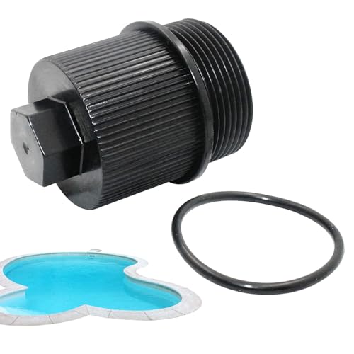 Monozoz Pool-Ablaufstopfen, Poolpumpen-Ablaufstopfen – Rohr-Ersatzteile mit Dichtung für Kartusche, Schwimmtank, Skimmer, Vakuumzubehör von Monozoz