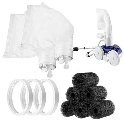 Monozoz Poolreiniger-Set – Zubehör für Staubsaugerfilter | Reinigungsset Ersatz für Sweep Poolreiniger Schlauchschrubber Teile Monozoz Poolreiniger-Set – Zubehör für Staubsaugerfilter | Reinigungsset Ersatz für Sweep Poolreiniger Schlauchschrubber Teile von Monozoz
